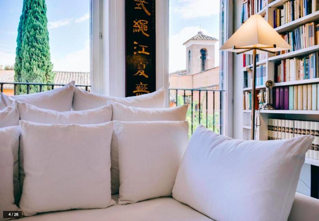 Luxury Art Apartment In Trastevere With Terrace 로마 외부 사진
