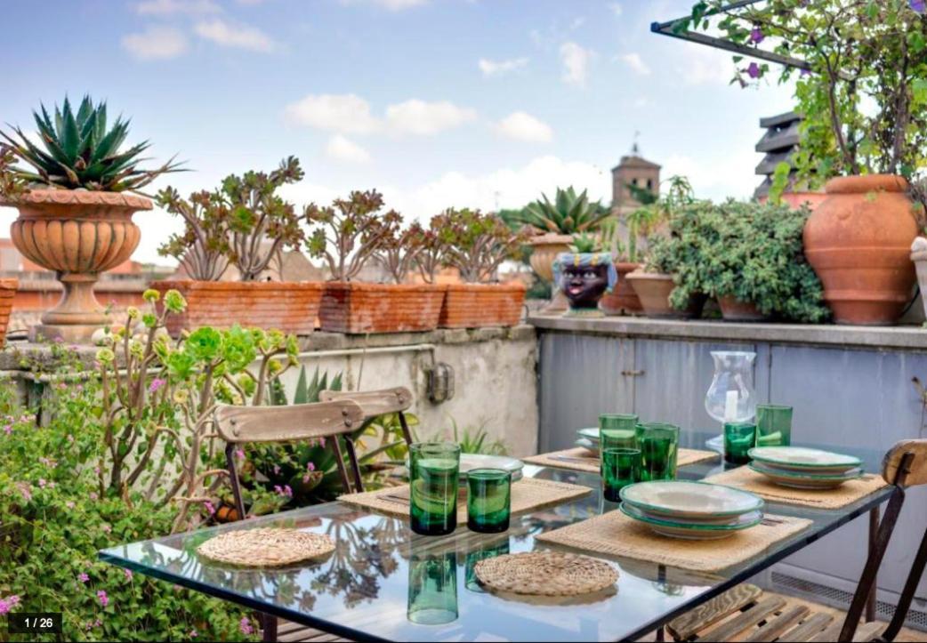 Luxury Art Apartment In Trastevere With Terrace 로마 외부 사진