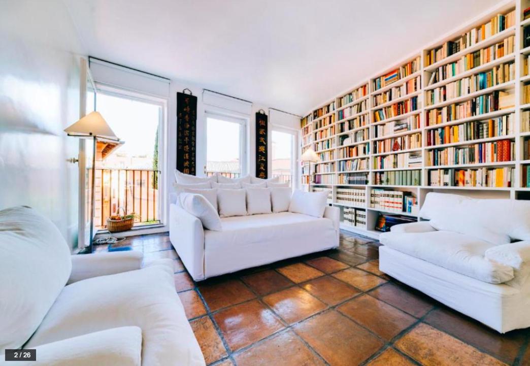 Luxury Art Apartment In Trastevere With Terrace 로마 외부 사진