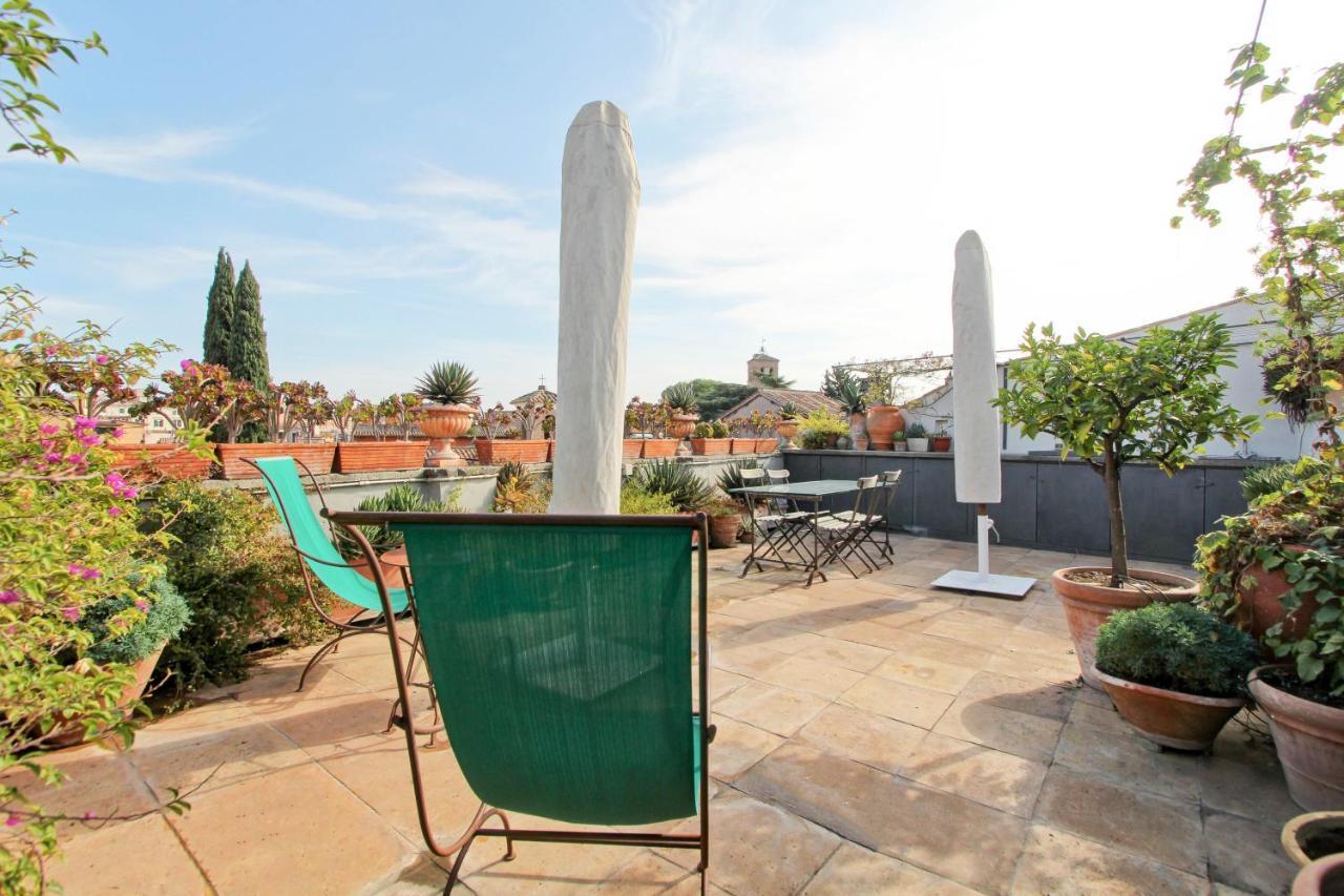 Luxury Art Apartment In Trastevere With Terrace 로마 외부 사진